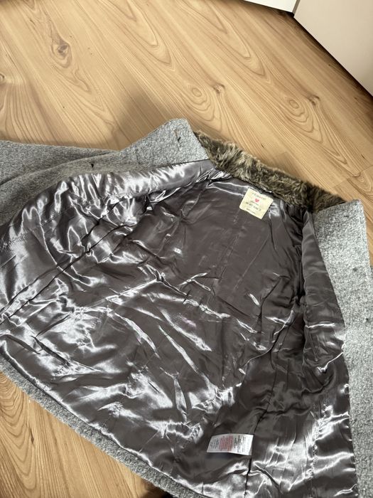 Płaszcz płaszczyk szary Primark r.116