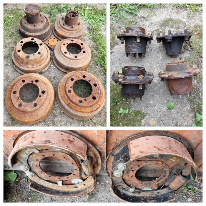Комплект тормозной барабан, опорный диск, ступица ГАЗ-52 53 66 3307-09