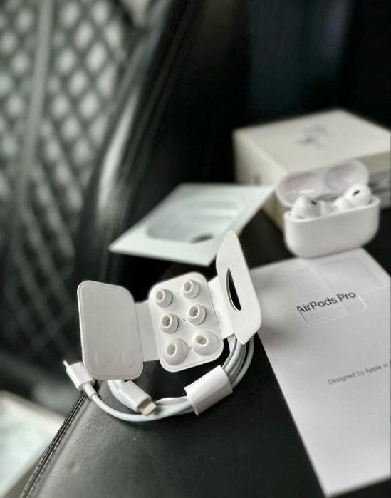 AirPods Pro 2 Apple 1:1, 2025, Чіп Airoha, Type-c, Lighting, ГАРАНТІЯ