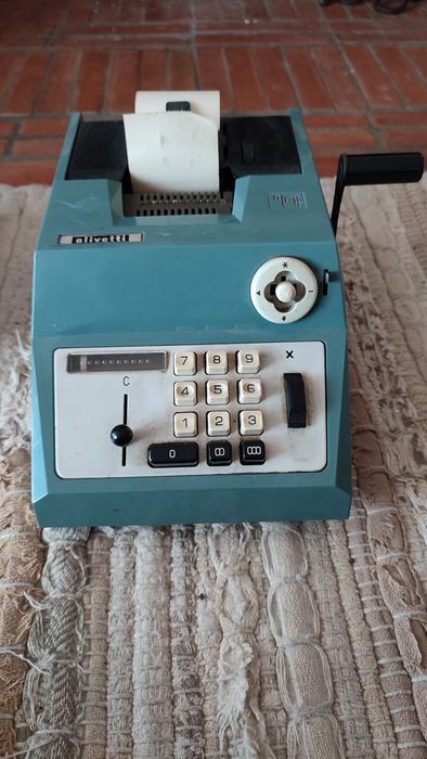 Máquina de calcular comercial Olivetti Summa Prima 20 - vintage Antiga