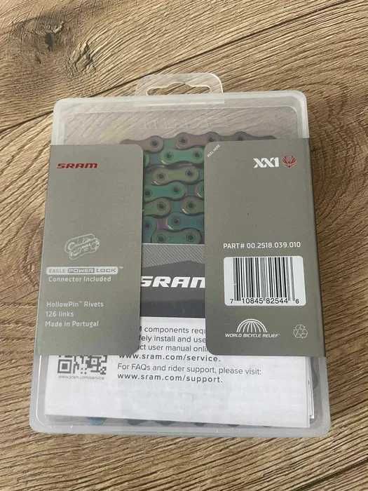 Łańcuch 12 rzędowy SRAM XX1 Eagle Rainbow 126 ogniw nowy 1.1