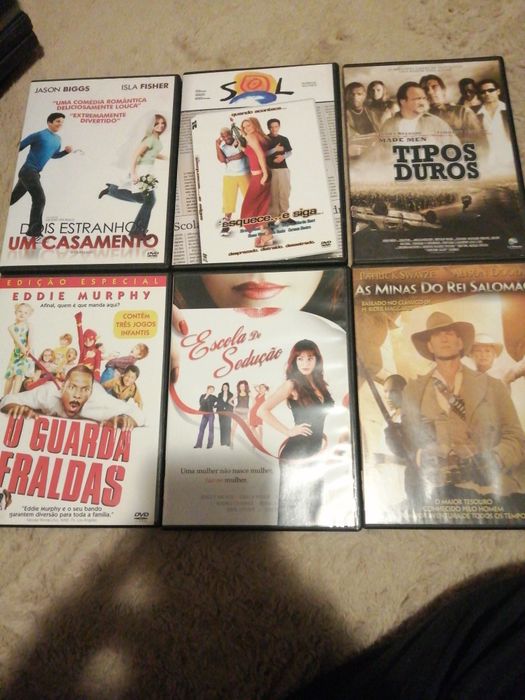 Action movies, documentaries, educational DVDs