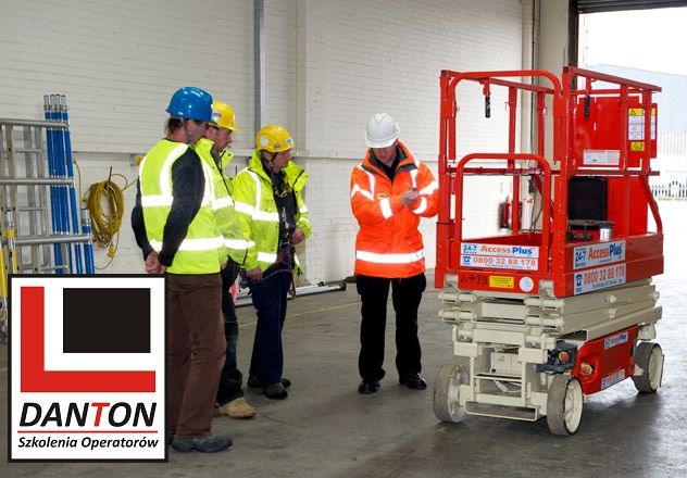 Kurs na podnośniki zwyżki podesty nożycowe koszowe