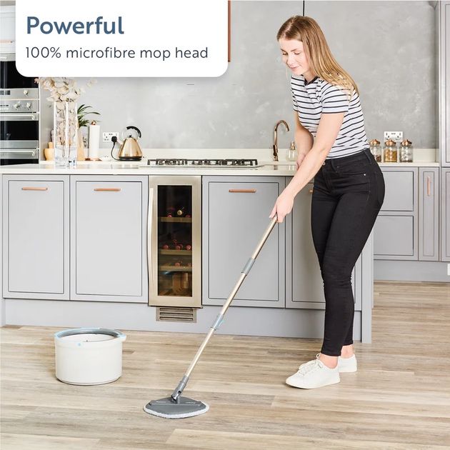 БУДЕ В НАЯВНОСТІ ЗА 10 ДНІВ! Швабра Minky Opti-Clean Spin Mop 360°