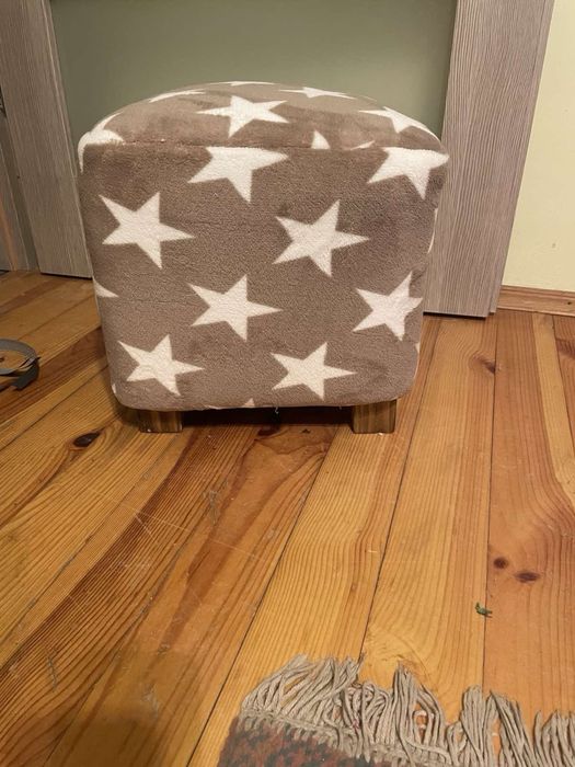 Пуфік з тканини,мʼяке крісло -табуретка