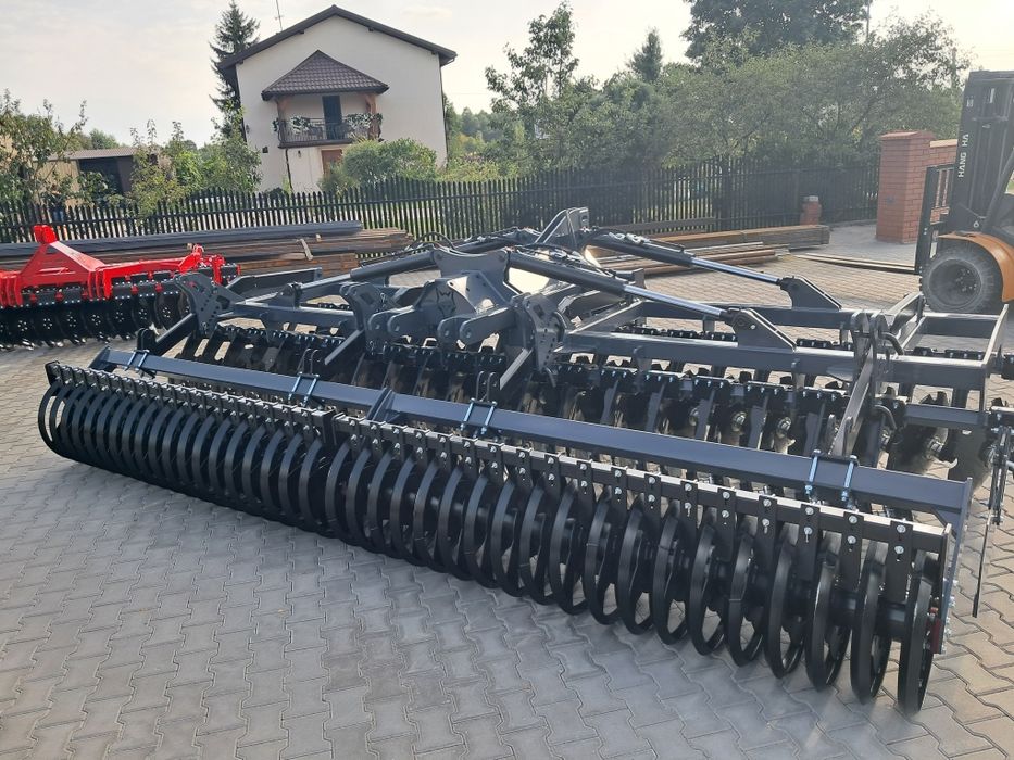 Brona talerzowa hydraulicznie składana 5 metrów, talerzówka 5m