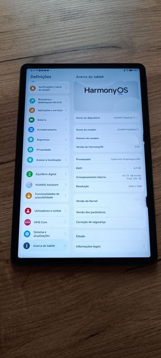 Tablet Huawei Matepad 11 6GB RAM 128GB Qualcomm Snapdragon 865