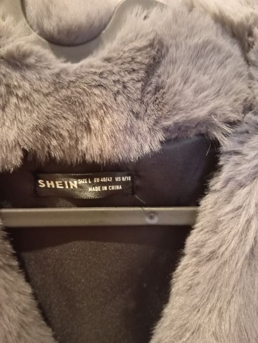 Colete pêlo cinza