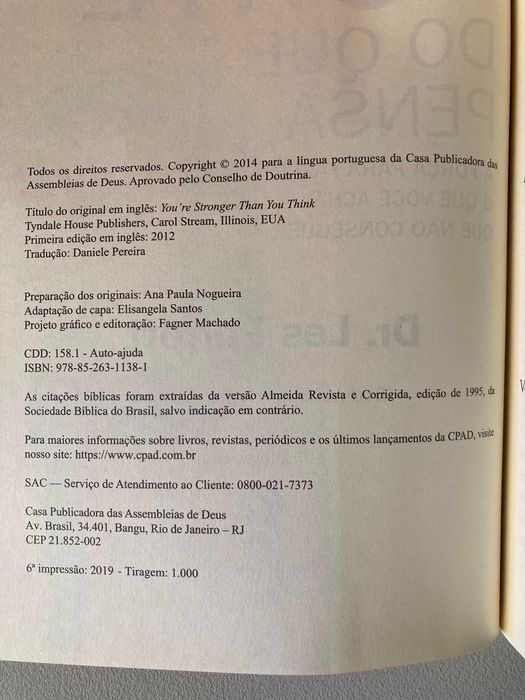 Você é Mais Forte do que Pensa, de Dr. Les Parrott
