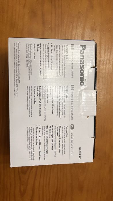 Telefone Fixo Sem Fios Panasonic KX-TGC310 (Na Caixa)