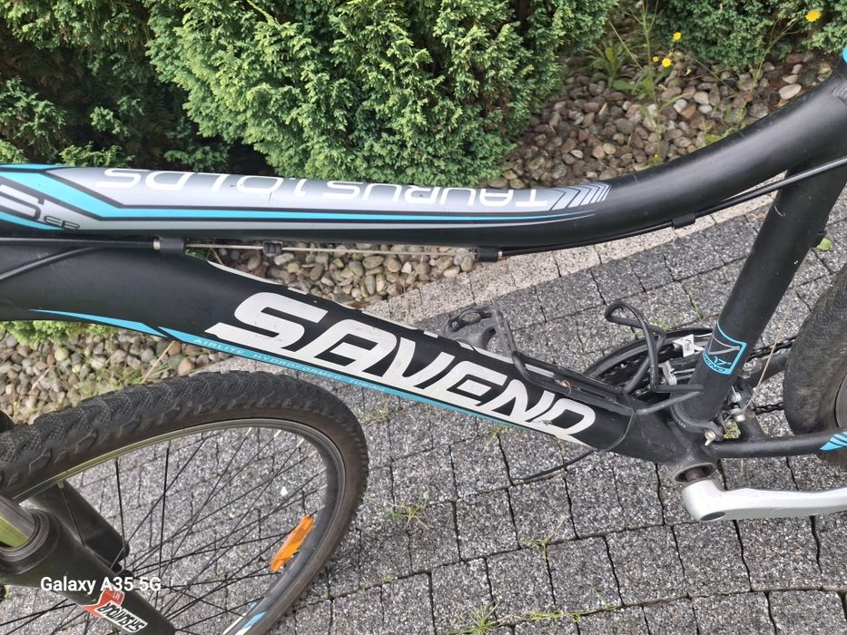 Rower Saveno niebiesko czarny