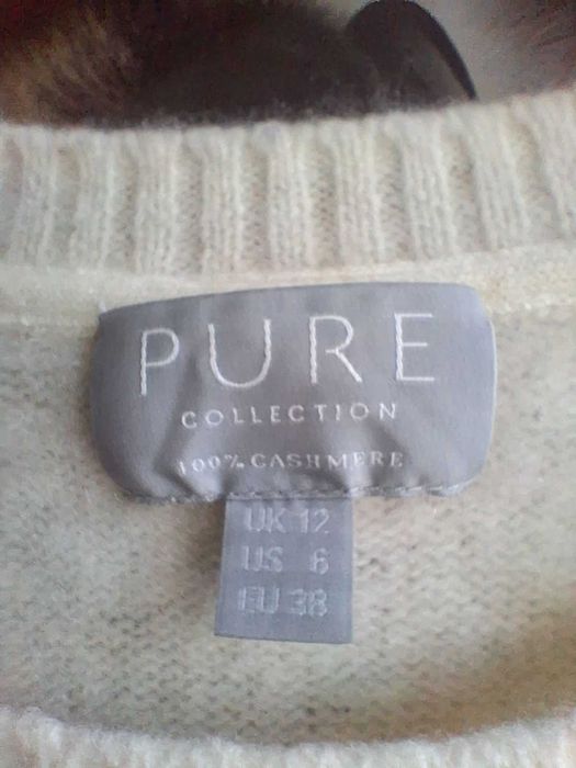 Светр 100% кашемір Pure Collection, розмір M (UK 12)