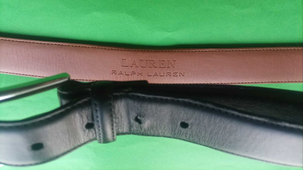 Lauren Ralph Lauren pasek męski skórzany