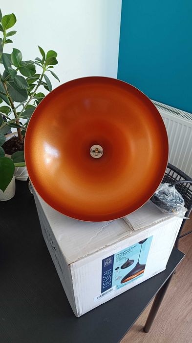 Kurier GRATIS, Lampa wisząca vintage retro loft złoto czerń, E27
