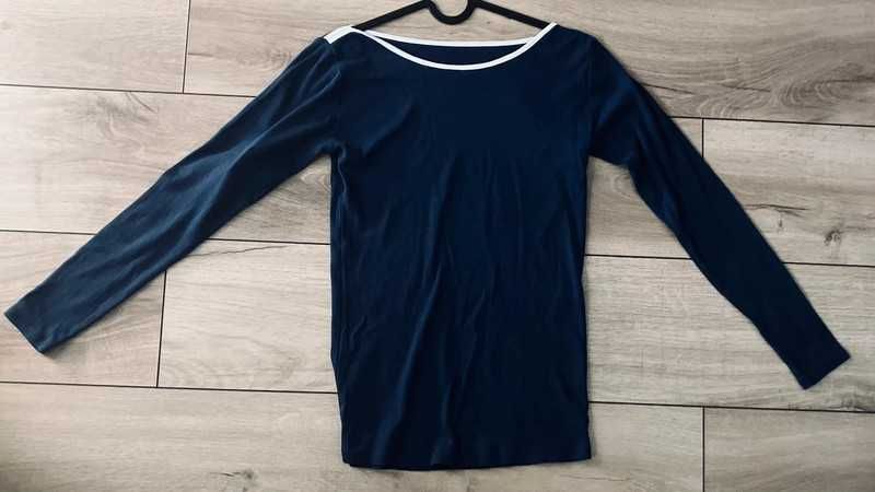 Modny komplet bluzek Sinsay, XS_szara/S_niebieska, bawełna/wiskoza