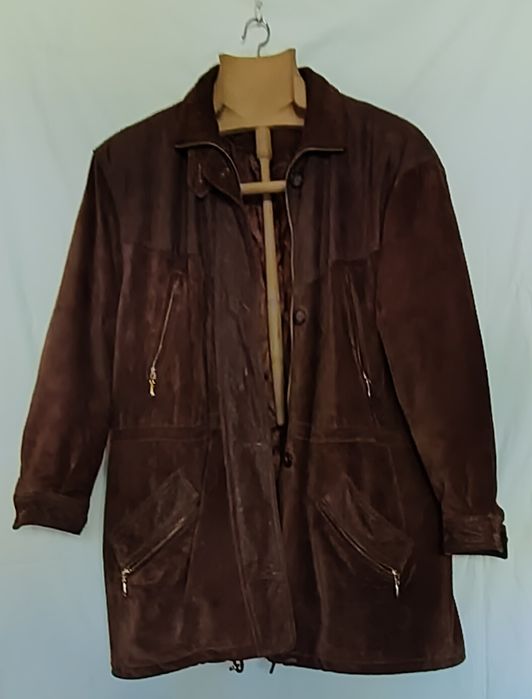 Casaco Comprido em Pele de Porco C&A