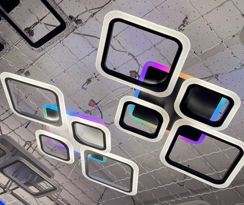 ЛЕД люстра з музичною колонкою 85 ватт (БЕЗКОШТОВНА Доставка)