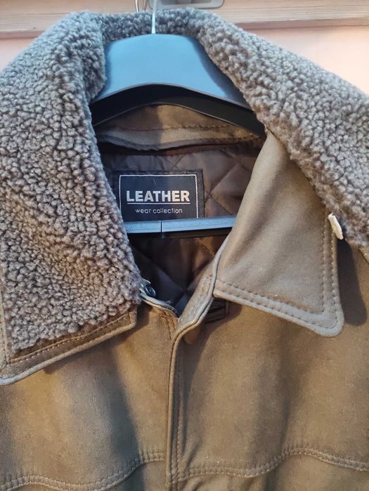 Kurtka skórzana męska