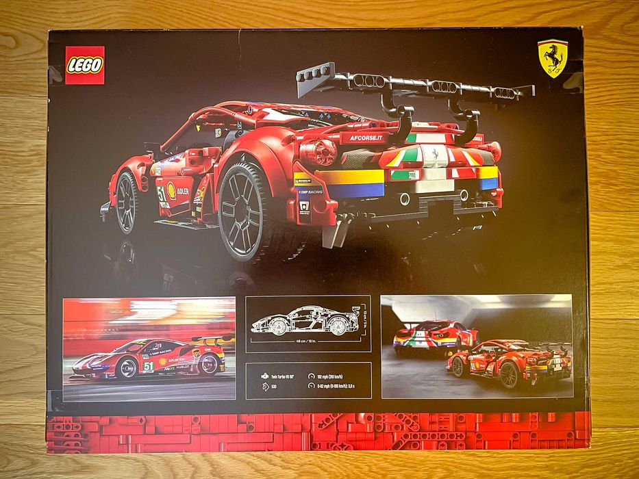 Lego 42125: Technic Ferrari 488 GTE 'AF Corse #51' (novo e selado)