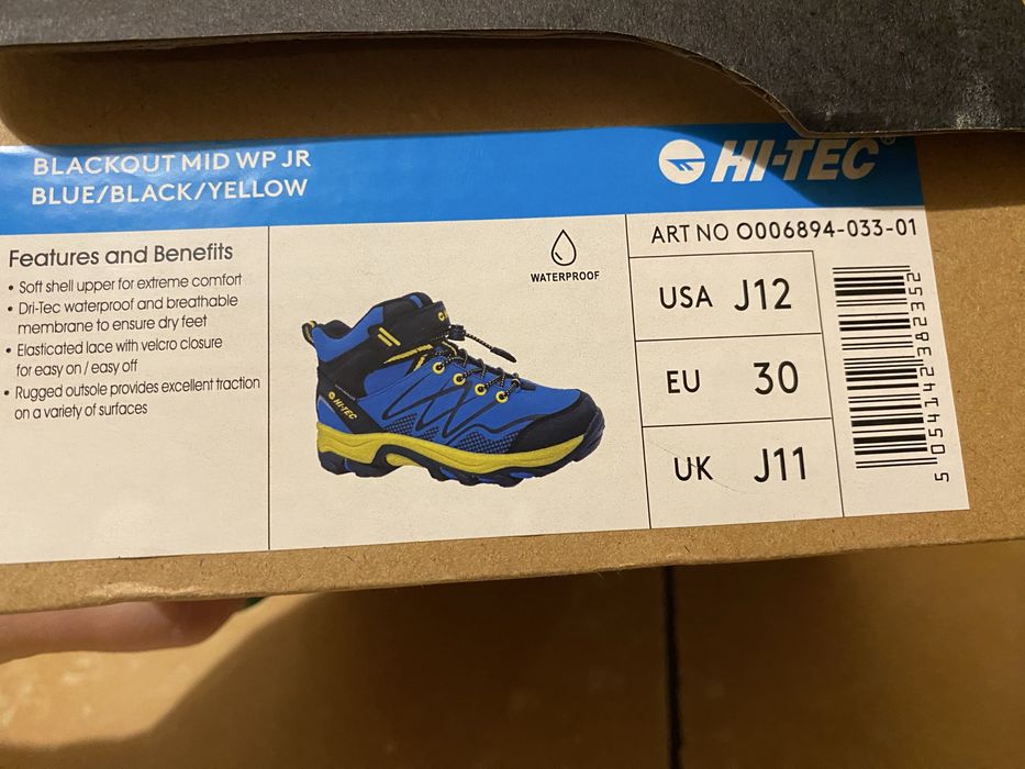 Buty oryginalne HI-TEC trekkingowe  WODOODPORNE