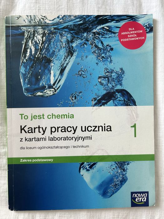 Karty pracy ucznia, chemia 1