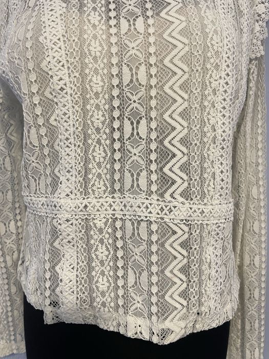 Zara  Блуза з мережева . Стан ідеальний.