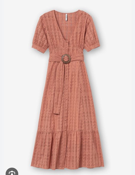 Sukienka ażurowa reserved 36/s 100 % bawełna