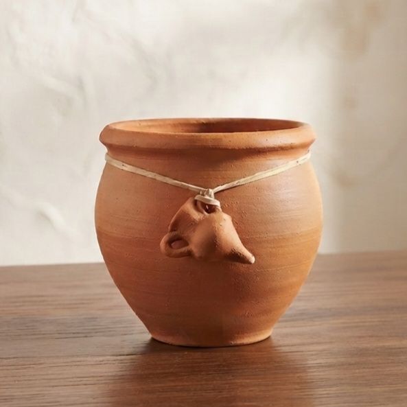 Handmade Decorative Clay Pot