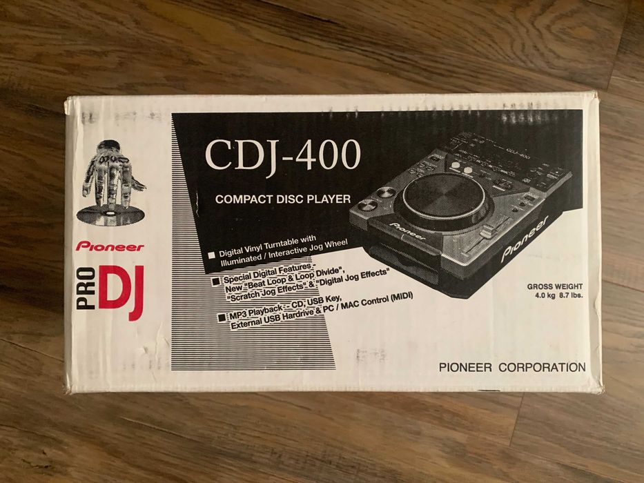 Pioneer CDJ 400 [Caixa Original | Ótimo Estado | 120v USA c/transformador incluído]