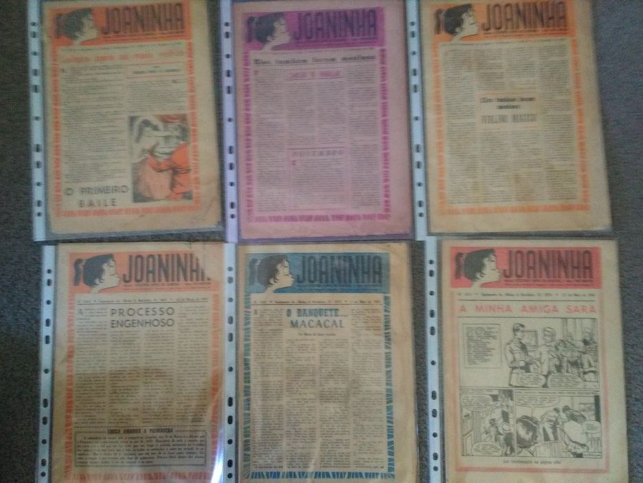 Revistas antigas da Joaninha