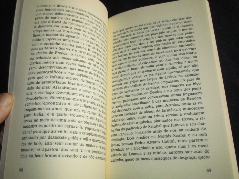 Livro As Naus António Lobo Antunes 1ª edição 1988