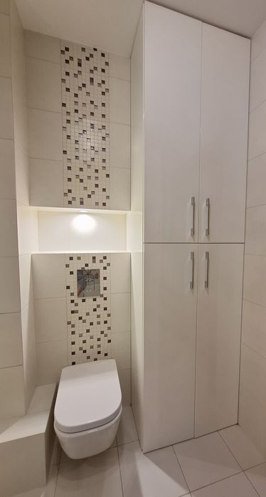 Meble łazienkowe białe wysoki połysk