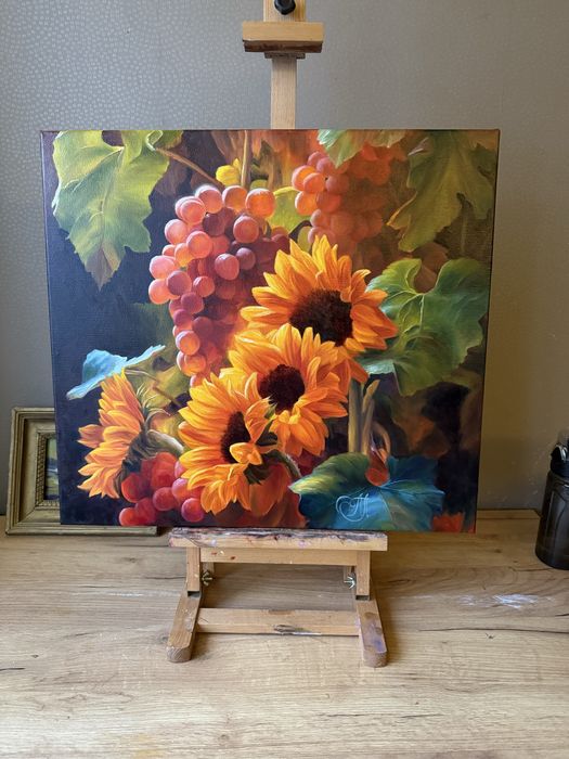 Картина соняхи подсолнух живопись