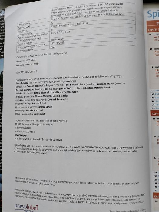 Podręcznik do języka niemieckiego Effekt Neu 3