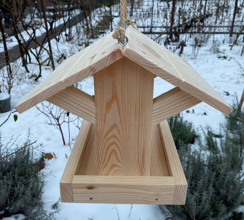 Годівничка для птахів + корм в подарунок