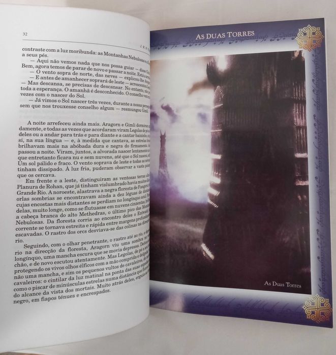 Senhor dos Anéis II As Duas Torres ed. Limitada Tolkien Colecionadores
