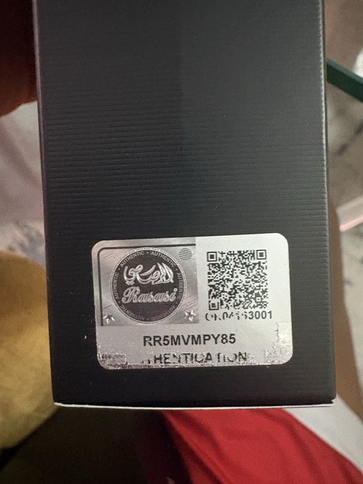 perfume arabe HAWAS BLACK DA rasasi