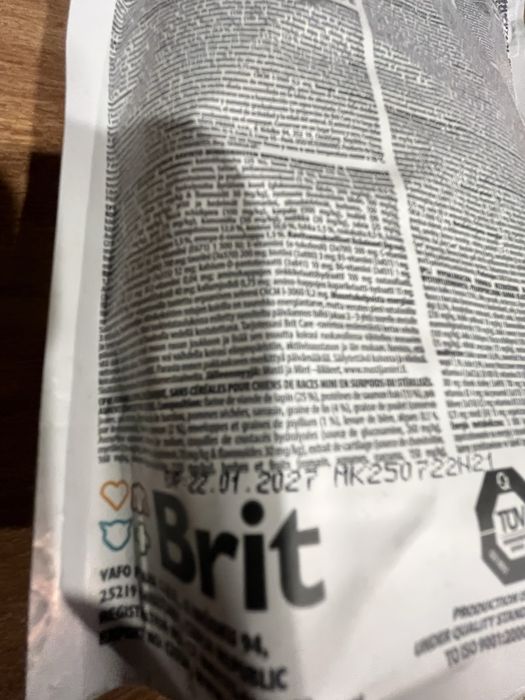 Karma dla psa brit care