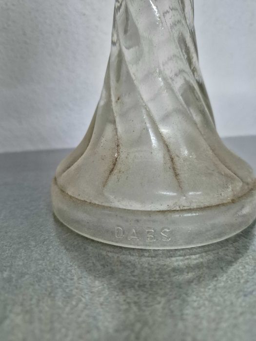 Candeeiro de cristal antigo a petroleo / querosene