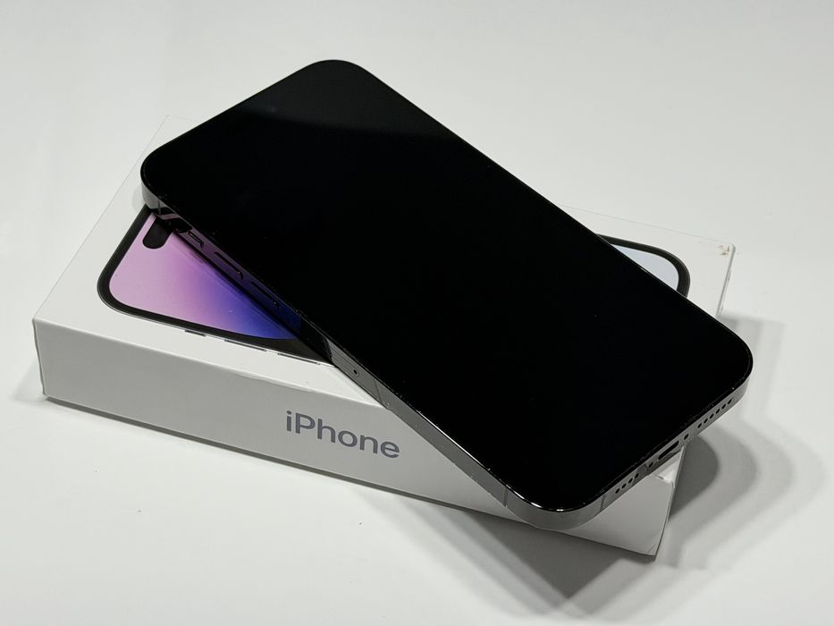 iPhone 14 Pro Max 128 GB Czarny #BDB#Bateria 100%#Apple#Komplet