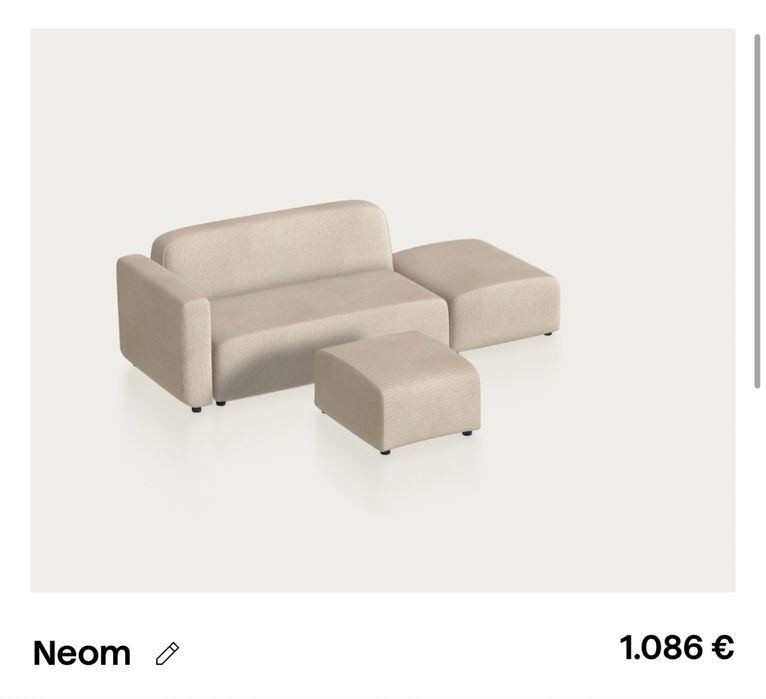 Sofá kavehome Neom