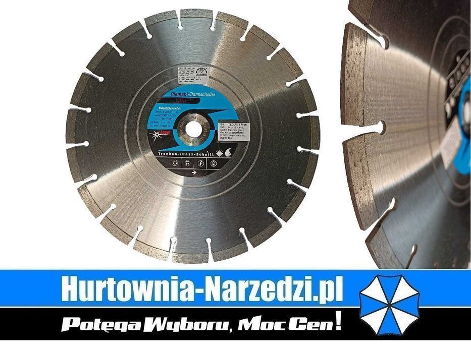 Tarcza diamentowa 300mm 100m/s tarcza do betonu 300mm tarcza do sthila