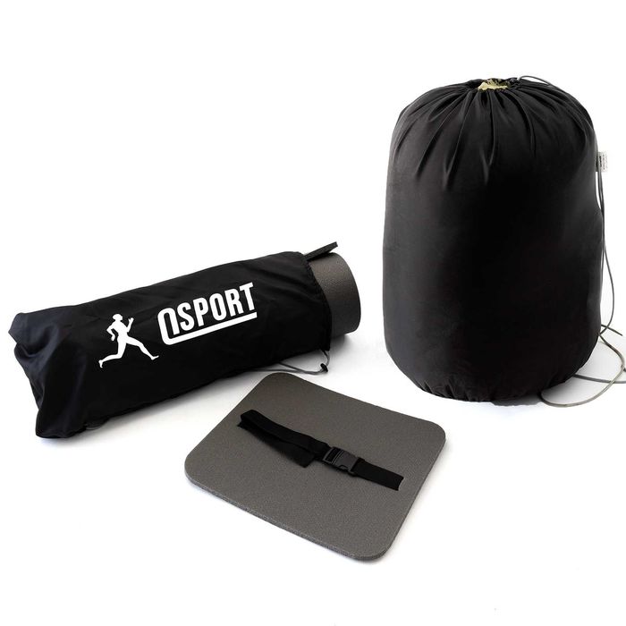 Коврик туристический + спальник + сидушка (каремат под спальный мешок)