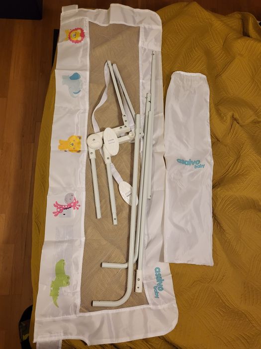 Barreira de proteção de cama criança