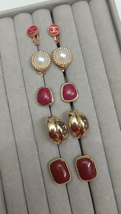 Сережки Кліпси святкові , Клипси без проколу вушка