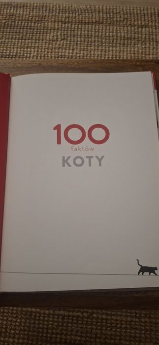 100 faktów KOTY.  Książka o kotach.