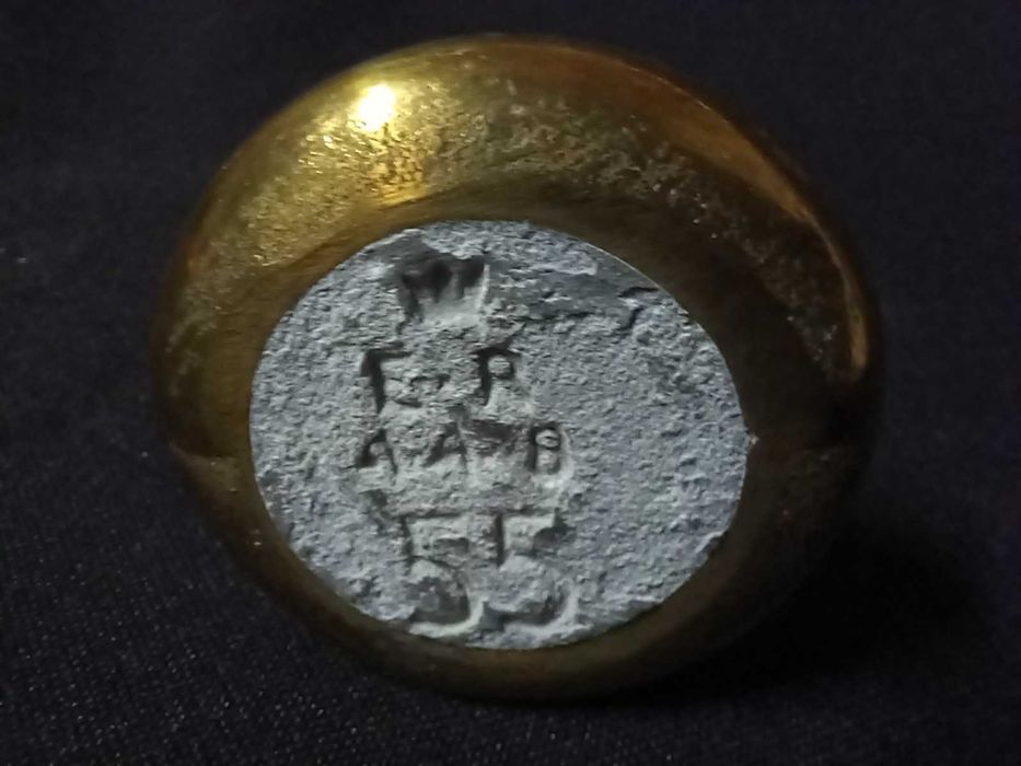 Peso de balança - Inglês marca Miniphage com 1 libra antigo com coroa