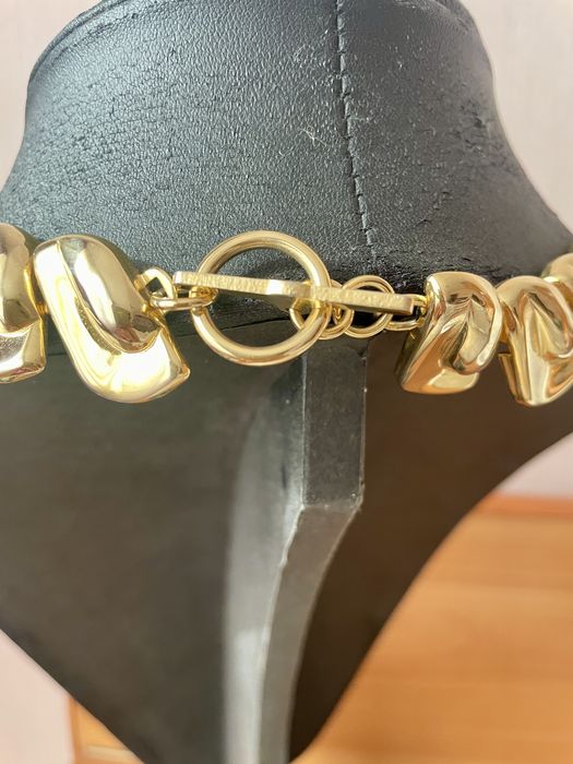 Вінтажне кольє золотисте широке американський вінтаж