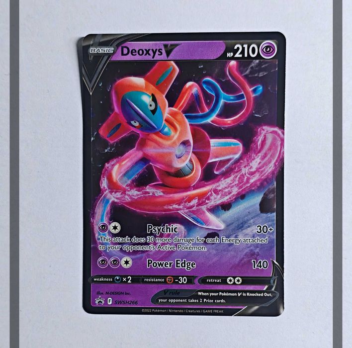 Deoxys V SWSH266 Promo Pokemon ENG-NM