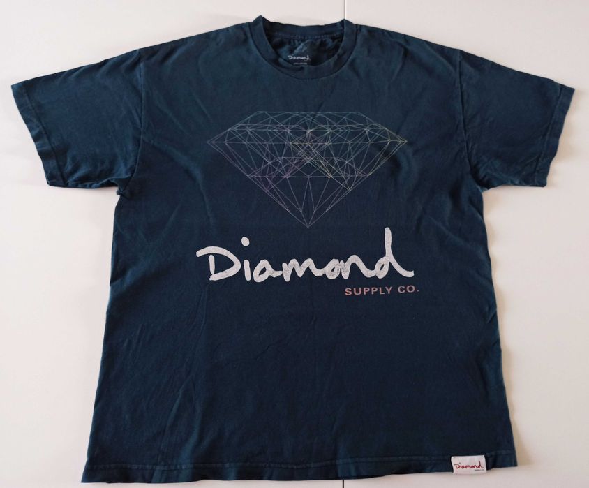 męski t-shirt Diamond made in USA rozmiar XL/XXL czarny